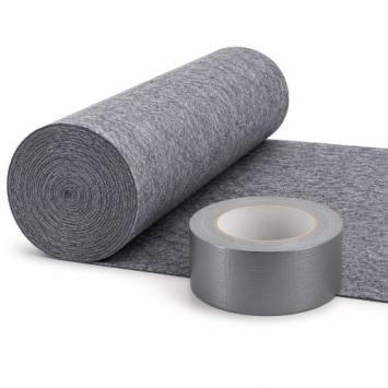 BouwCover Universeel • 25 m² + Duct Tape Budget 48 mm × 50 m