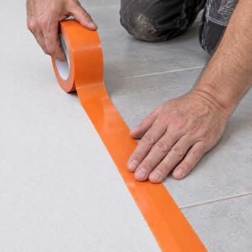Stucloper Tape BouwCover Oranje